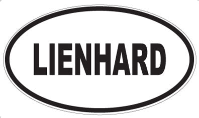 LIENHARD - Oval Sticker