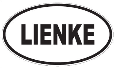 LIENKE - Oval Sticker