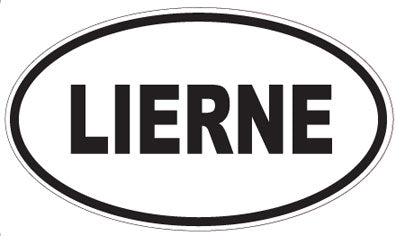 LIERNE - Oval Sticker