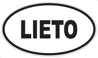 LIETO - Oval Magnet