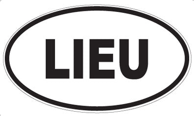 LIEU - Oval Magnet
