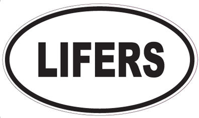 LIFERS - Oval Sticker
