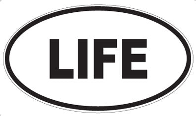 LIFE - Oval Magnet