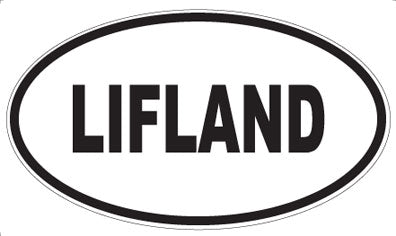LIFLAND - Oval Sticker
