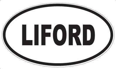 LIFORD - Oval Sticker