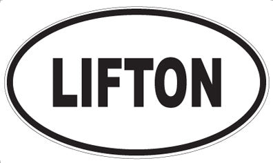 LIFTON - Oval Sticker