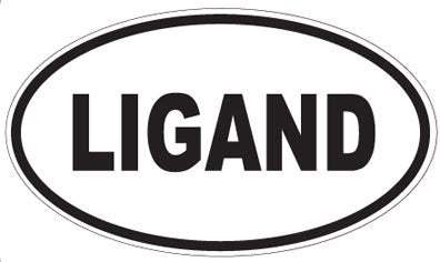 LIGAND - Oval Sticker