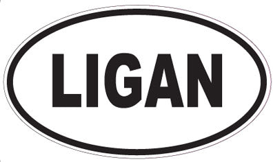LIGAN - Oval Magnet