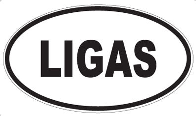 LIGAS - Oval Sticker