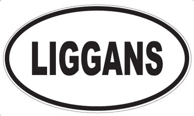 LIGGANS - Oval Magnet