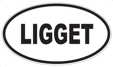 LIGGET - Oval Magnet
