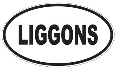 LIGGONS - Oval Magnet