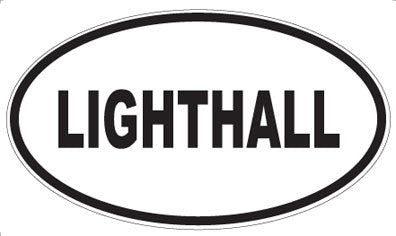 LIGHTHALL - Oval Magnet