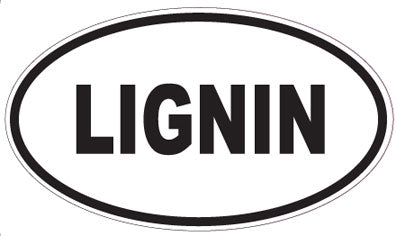 LIGNIN - Oval Sticker