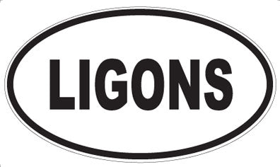 LIGONS - Oval Magnet
