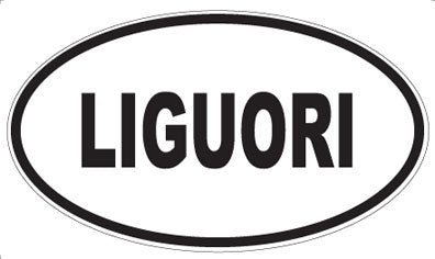 LIGUORI - Oval Sticker