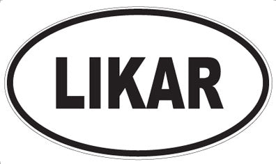 LIKAR - Oval Sticker