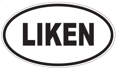 LIKEN - Oval Sticker