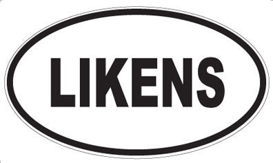 LIKENS - Oval Magnet