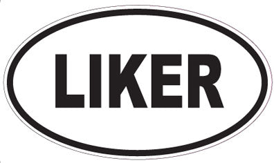 LIKER - Oval Sticker