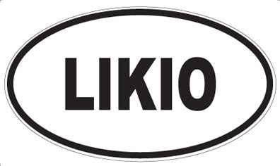 LIKIO - Oval Sticker