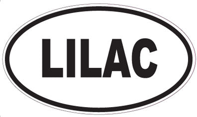 LILAC - Oval Magnet