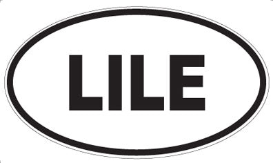 LILE - Oval Sticker