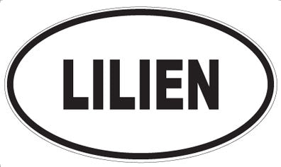 LILIEN - Oval Sticker