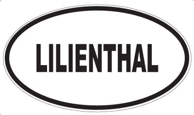 LILIENTHAL - Oval Sticker