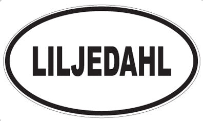 LILJEDAHL - Oval Magnet