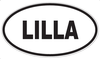 LILLA - Oval Sticker