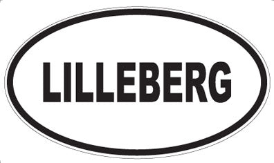 LILLEBERG - Oval Sticker