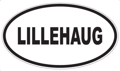 LILLEHAUG - Oval Magnet