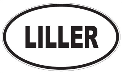 LILLER - Oval Sticker