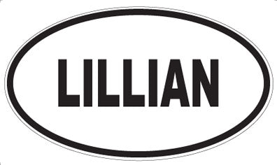 LILLIAN - Oval Magnet