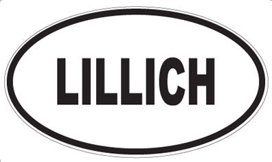 LILLICH - Oval Sticker