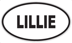 LILLIE - Oval Sticker