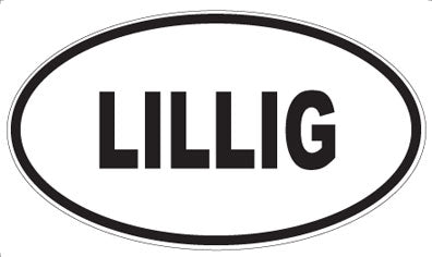 LILLIG - Oval Magnet