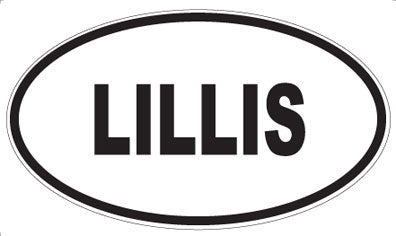 LILLIS - Oval Magnet