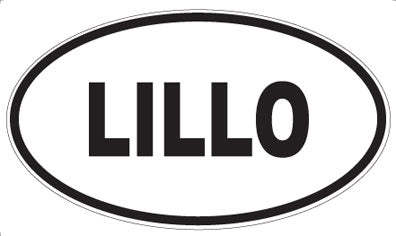LILLO - Oval Magnet
