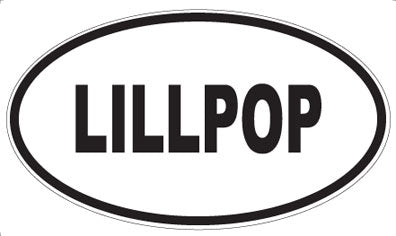 LILLPOP - Oval Sticker