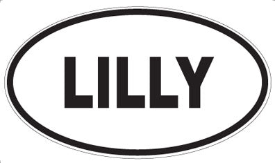 LILLY - Oval Magnet