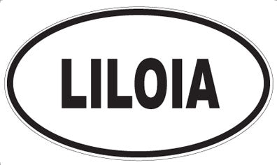 LILOIA - Oval Sticker