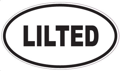 LILTED - Oval Sticker