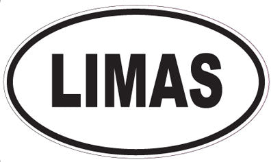 LIMAS - Oval Magnet