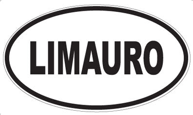 LIMAURO - Oval Sticker