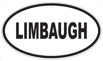 LIMBAUGH - Oval Magnet