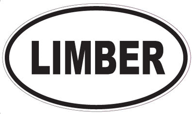 LIMBER - Oval Sticker