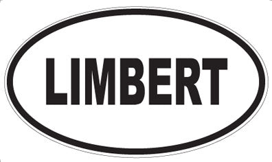 LIMBERT - Oval Sticker