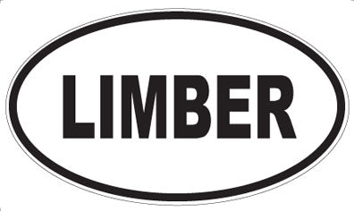 LIMBER - Oval Magnet